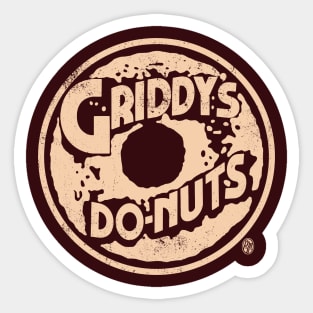 Vintage Griddy's Doughnuts Sticker